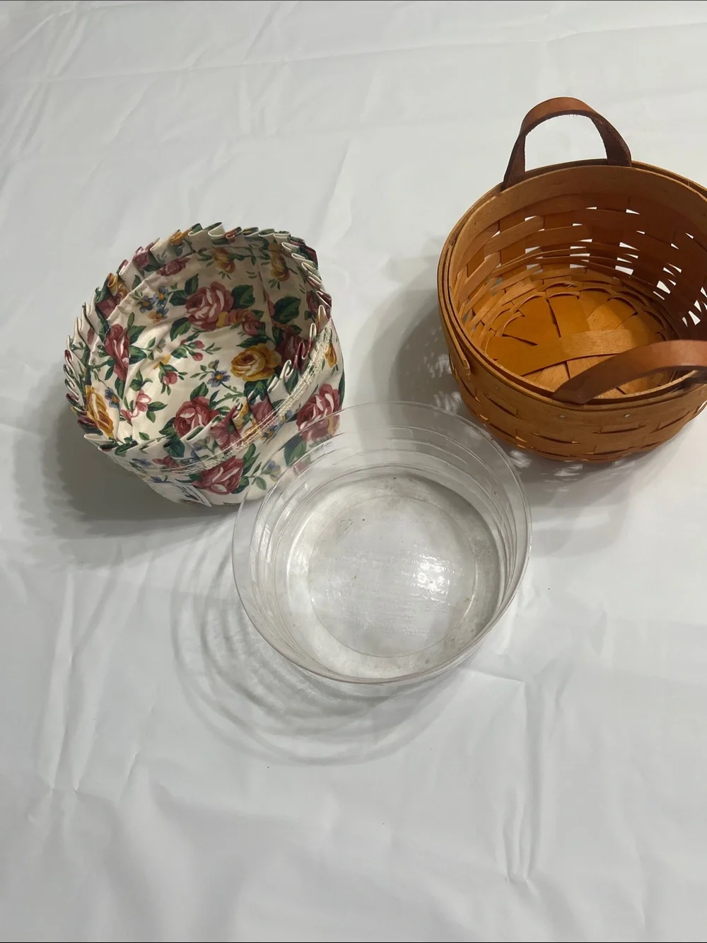 Longaberger Natural Brown Handwoven Basket